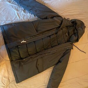 Unworn Everlane Renew Long Parka India Ink
